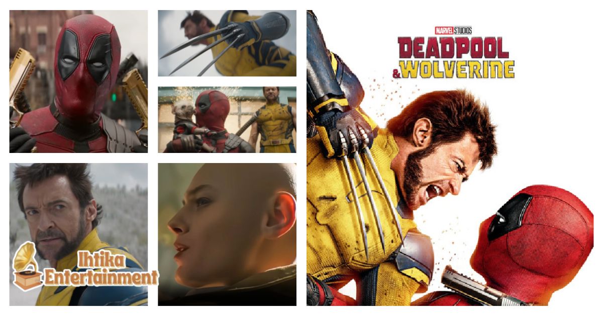 Deadpool & Wolverine review poster featuring action-packed and witty scenes.